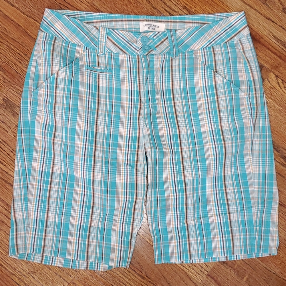 Canyon River Blues Plaid Short